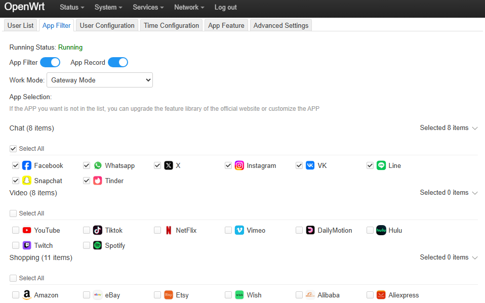 OpenAppFilter: Advanced Parental Control for OpenWrt with DPI Technology